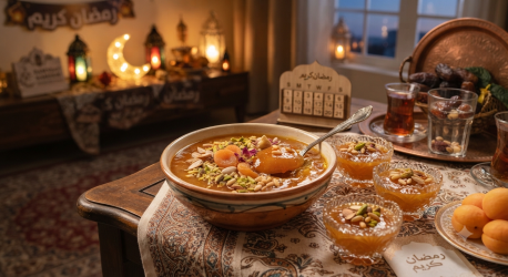 حلوى قمر الدين أطيب حلوى في شهر رمضان